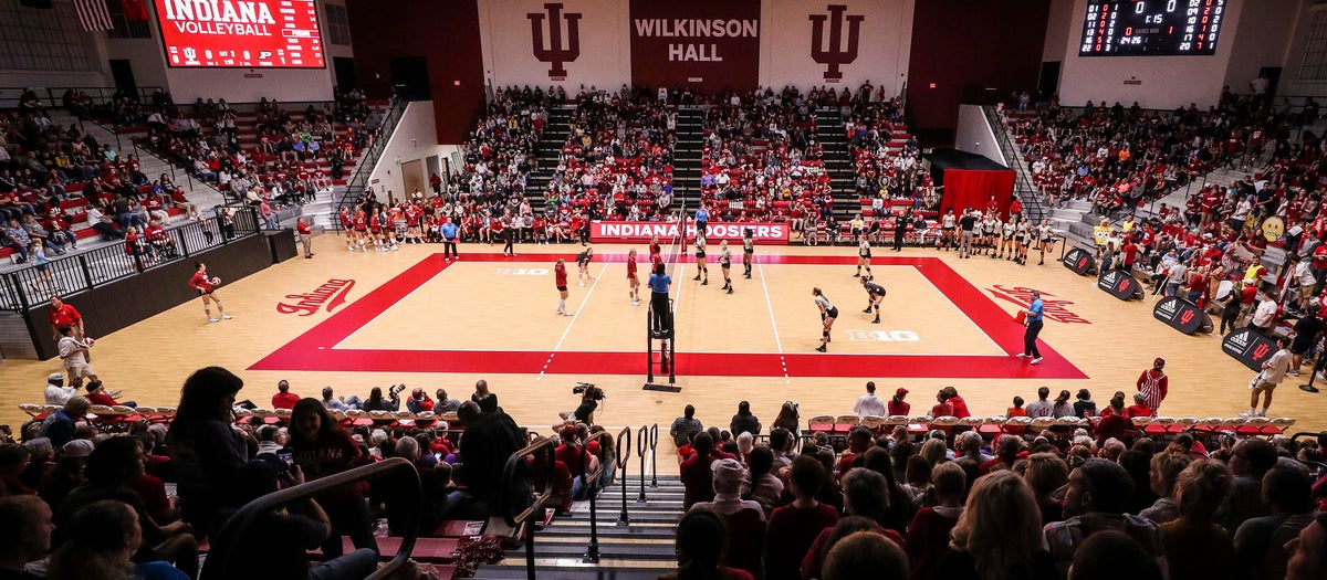 Indiana Hoosiers Womens Volleyball - Wilkinson Hall