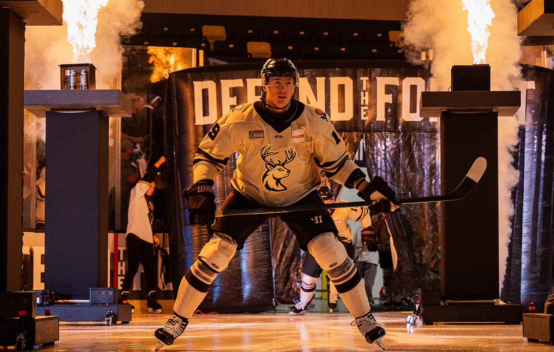 Promotional image for Tulsa Oilers at Iowa Heartlanders tickets at Xtream Arena on Oct 19, 2025