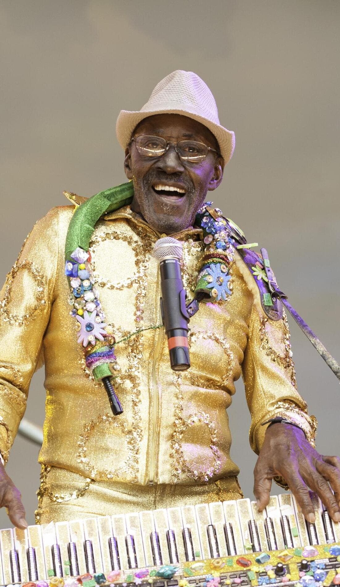 Ironing Board Sam promotional image for upcoming events and ticket sales