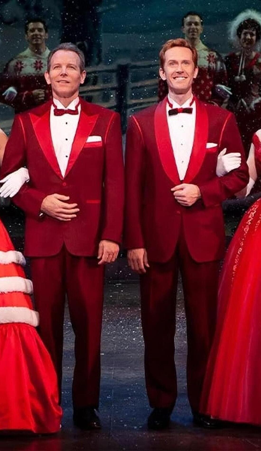 Irving Berlin's White Christmas promotional image for upcoming events and ticket sales in Sacramento