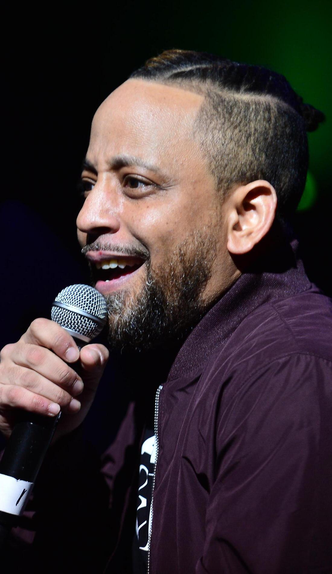 J. Holiday promotional image for upcoming events and ticket sales