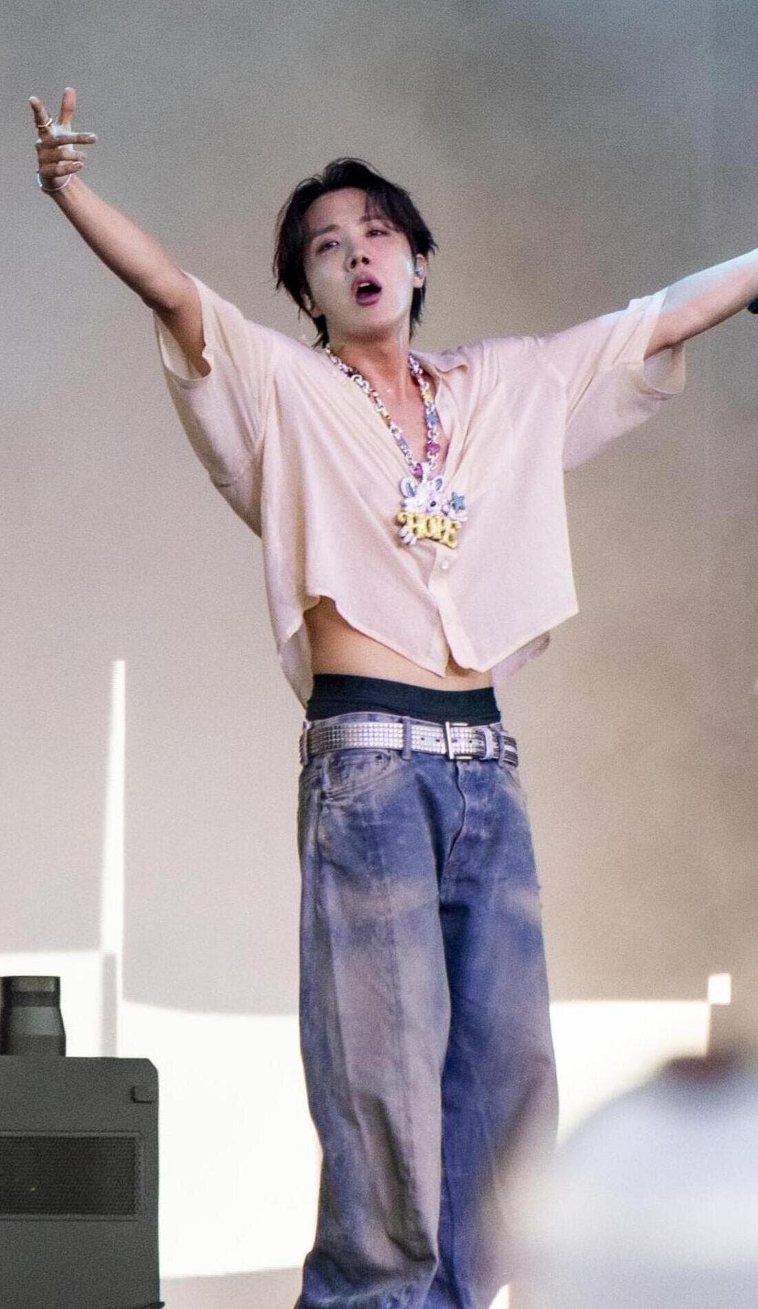 J-Hope promotional image for upcoming events and ticket sales in New York