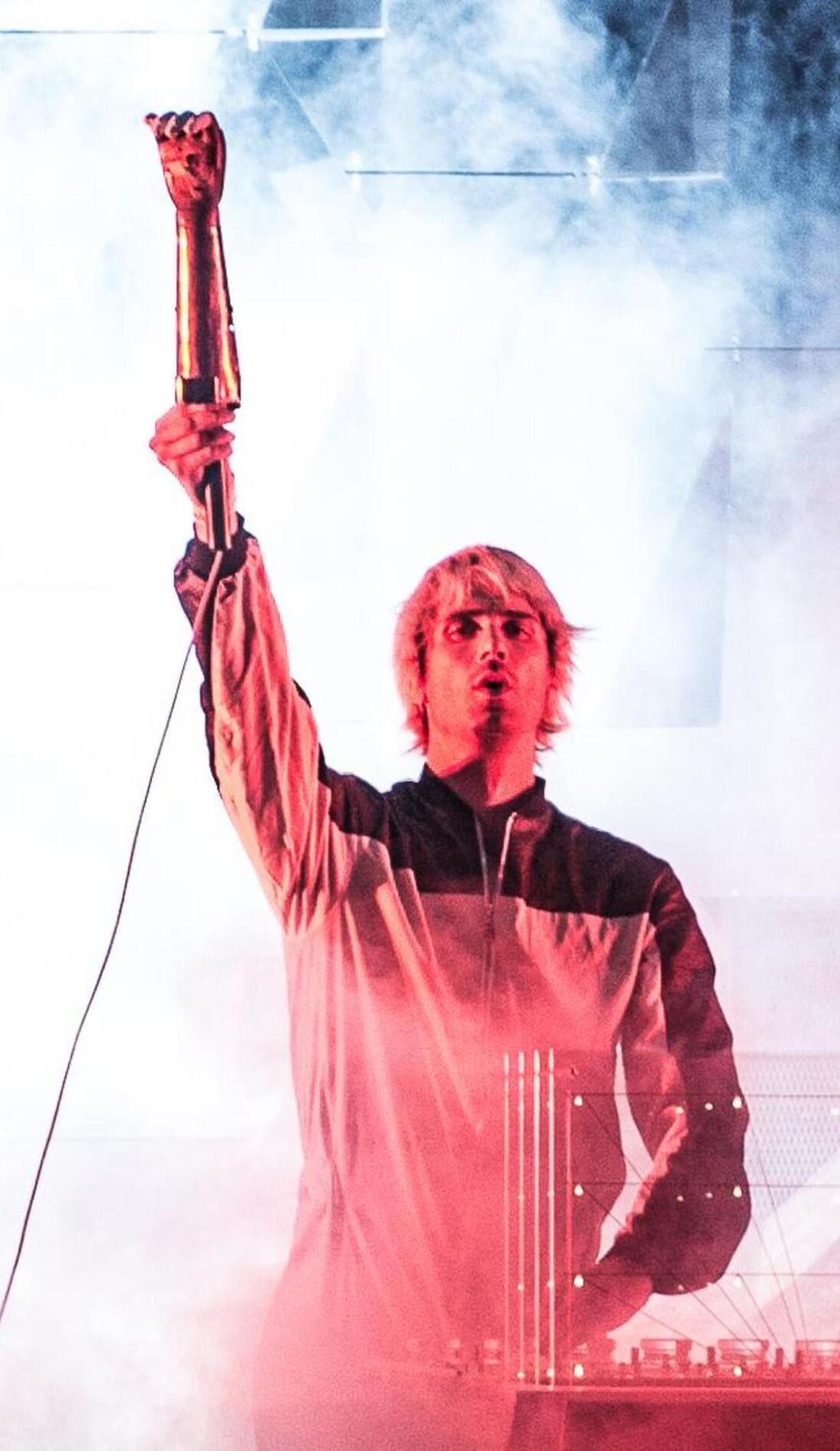 Jackson and his Computerband promotional image for upcoming events and ticket sales