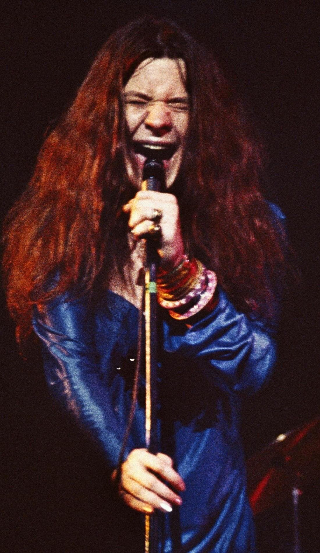 Janis Joplin promotional image for upcoming events and ticket sales