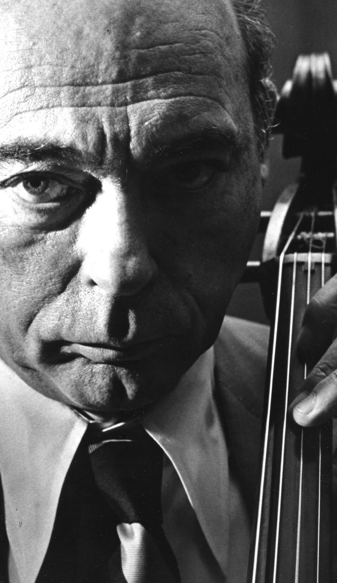 Janos Starker promotional image for upcoming events and ticket sales