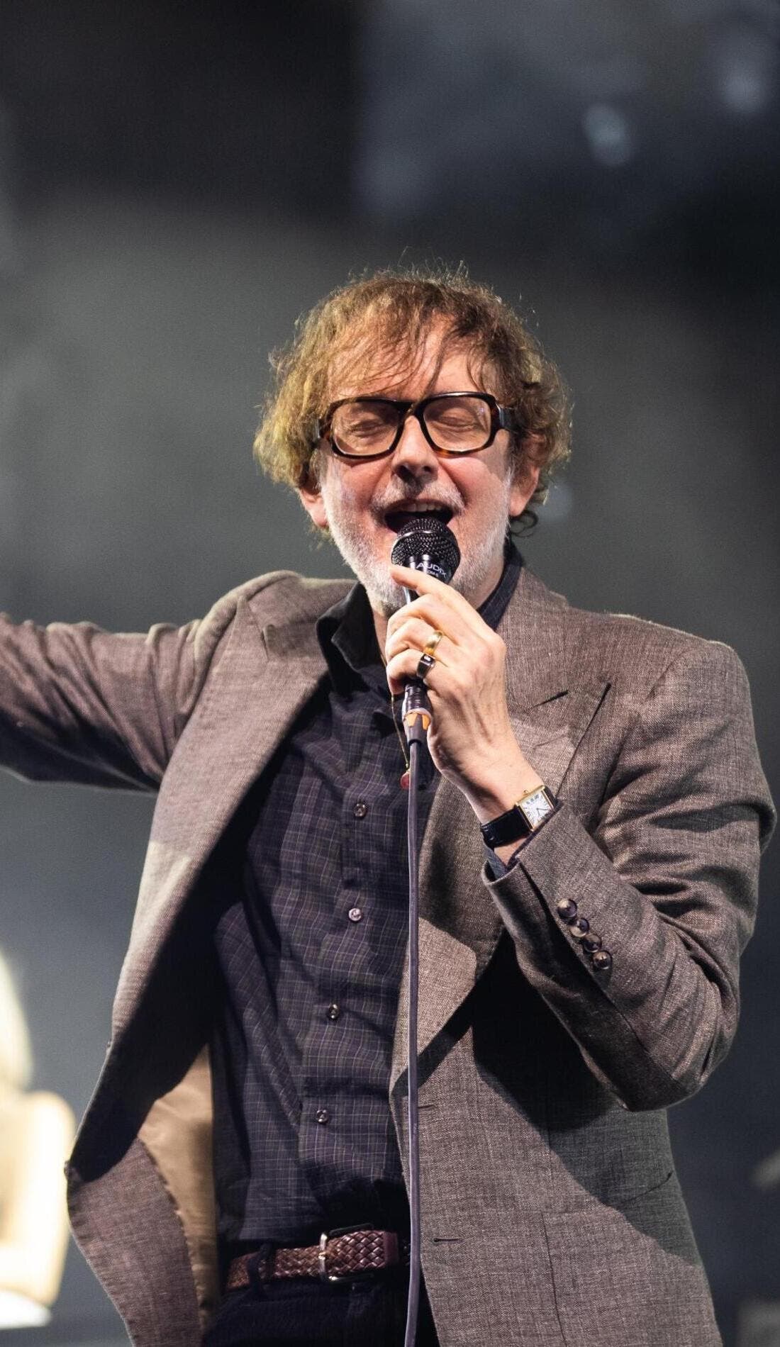 Jarvis Cocker promotional image for upcoming events and ticket sales