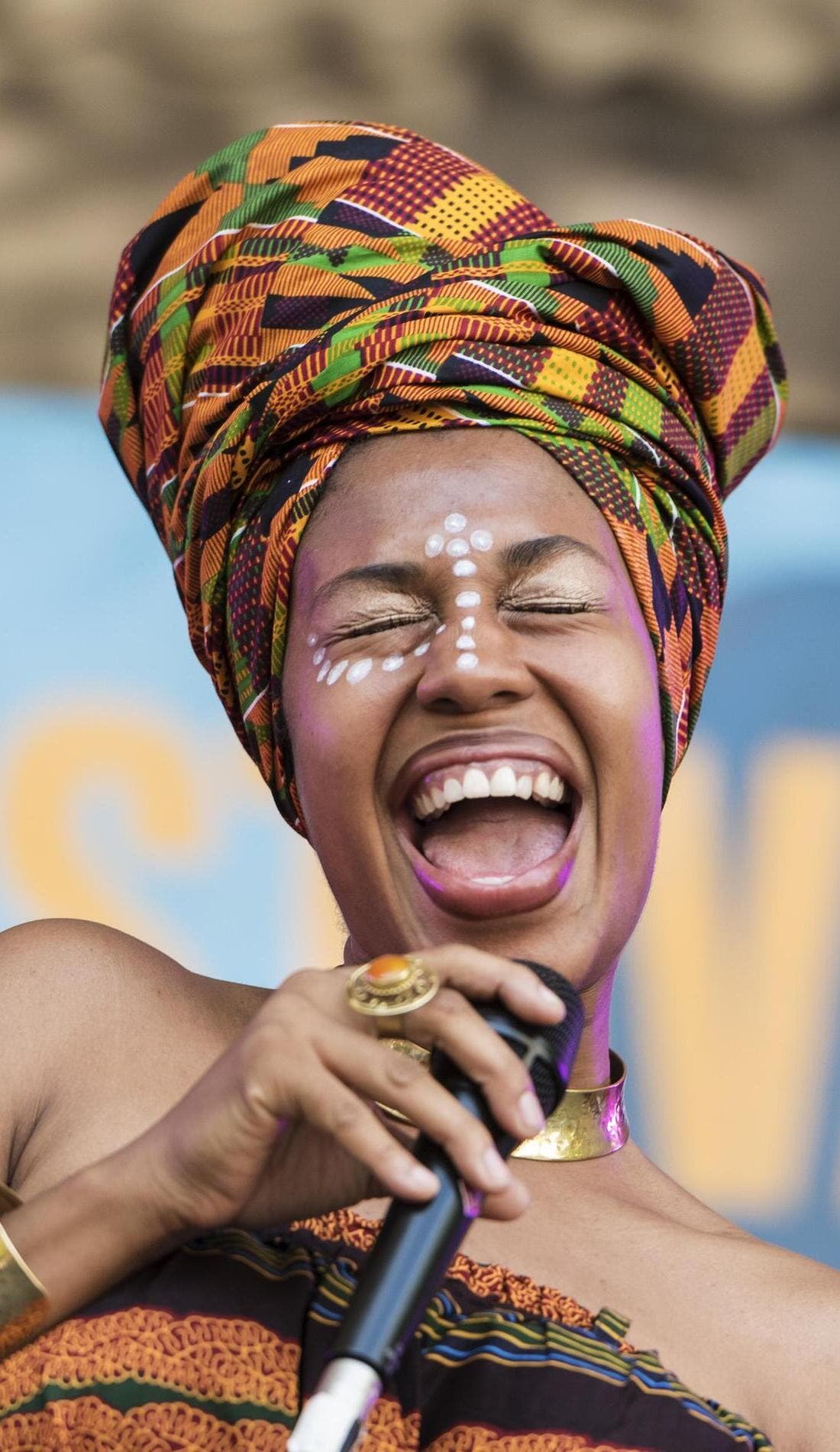 Jazzmeia Horn promotional image for upcoming events and ticket sales