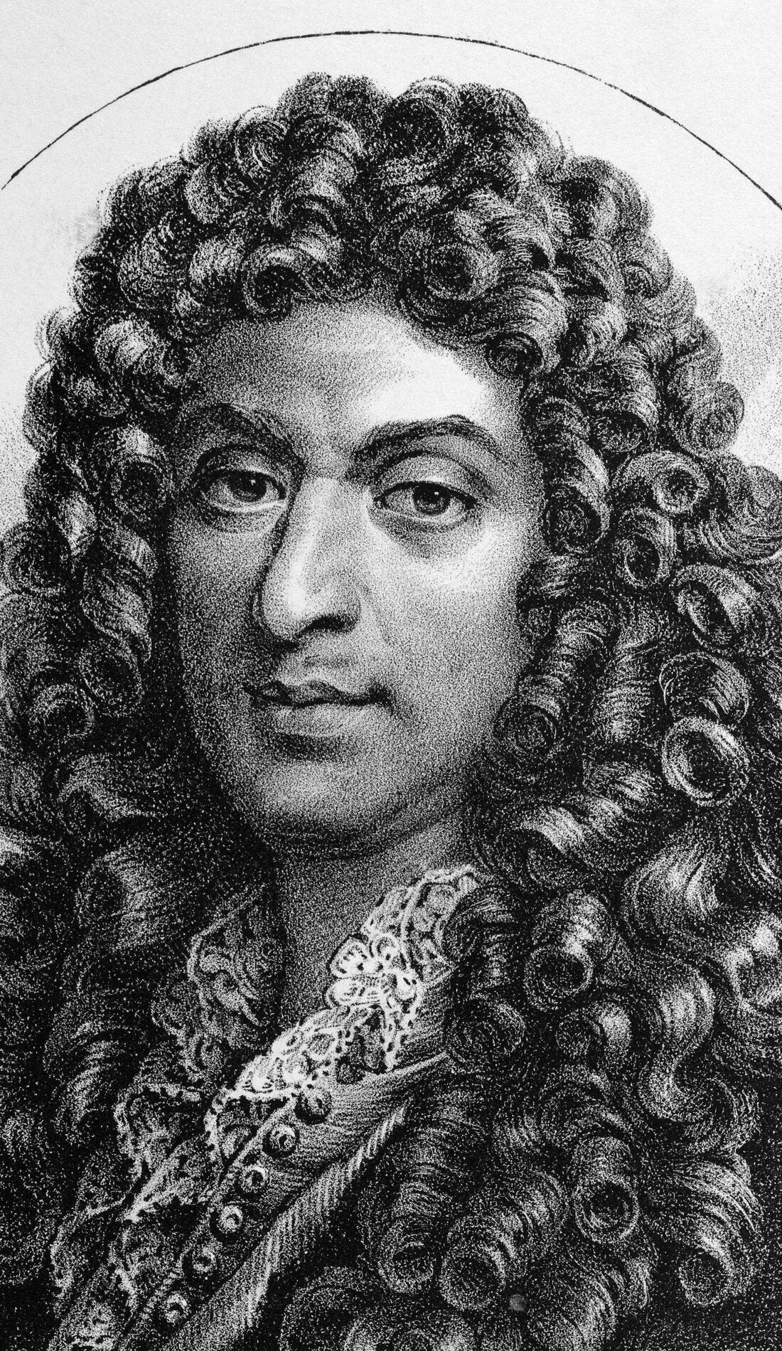Jean-Baptiste Lully promotional image for upcoming events and ticket sales