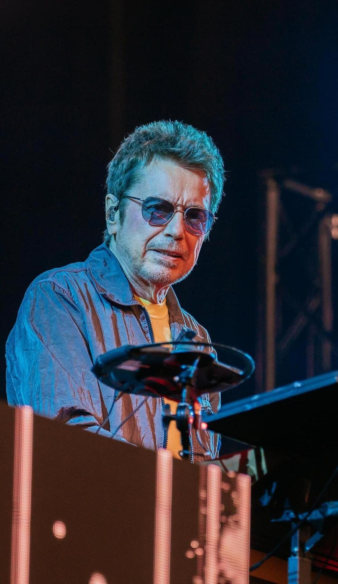 Jean-Michel Jarre promotional image for upcoming events and ticket sales