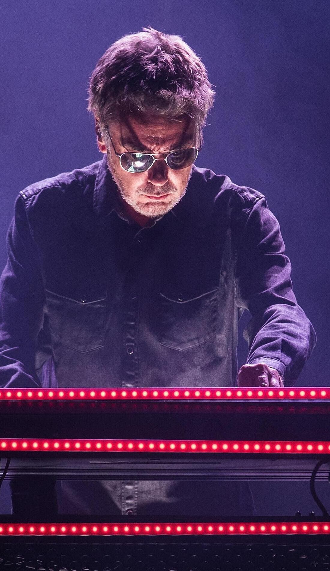 Jean Michel Jarre promotional image for upcoming events and ticket sales
