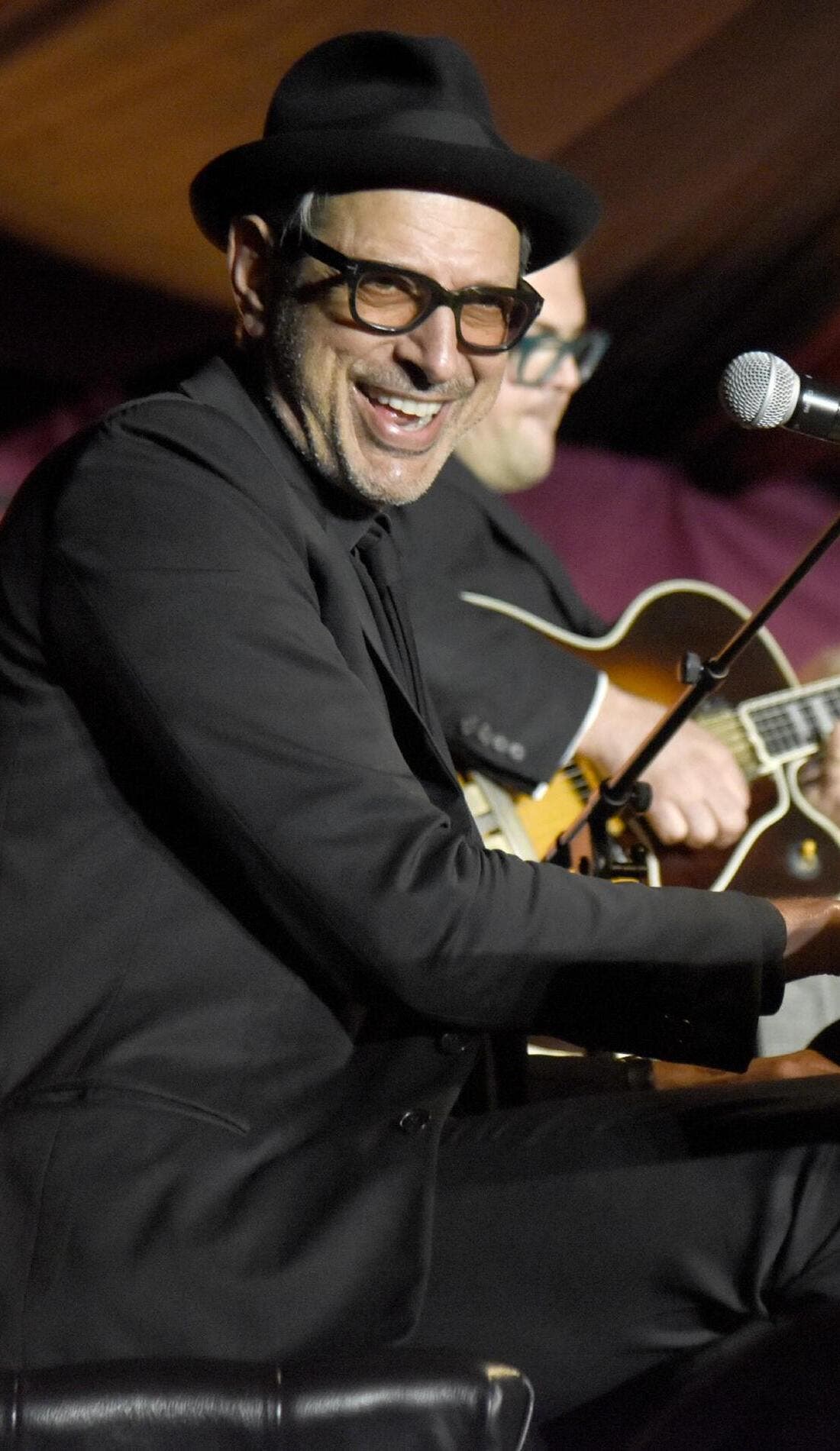 Jeff Goldblum promotional image for upcoming events and ticket sales