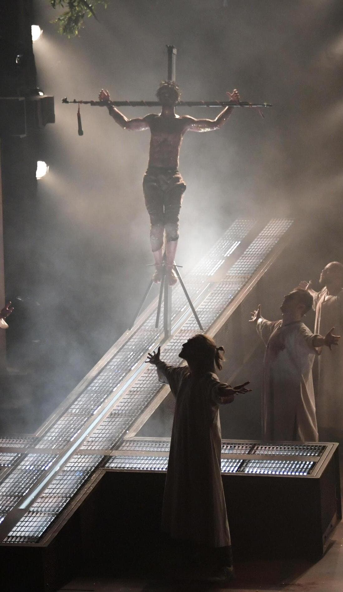 Jesus Christ Superstar promotional image for upcoming events and ticket sales in New York
