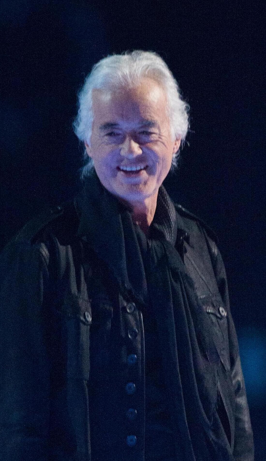 Jimmy Page promotional image for upcoming events and ticket sales