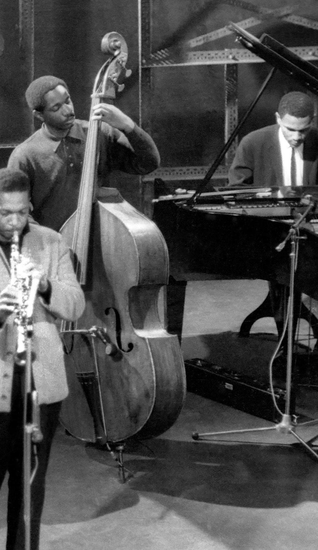 John Coltrane Quartet promotional image for upcoming events and ticket sales