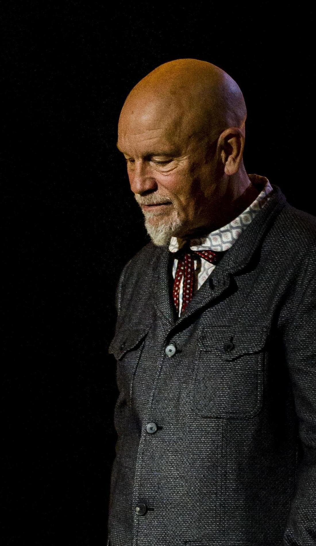 John Malkovich promotional image for upcoming events and ticket sales