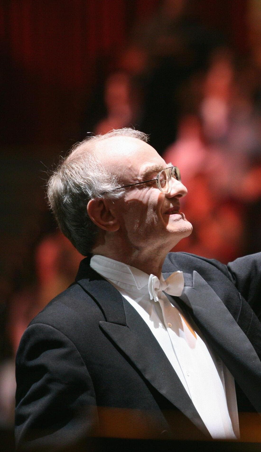 John Rutter promotional image for upcoming events and ticket sales