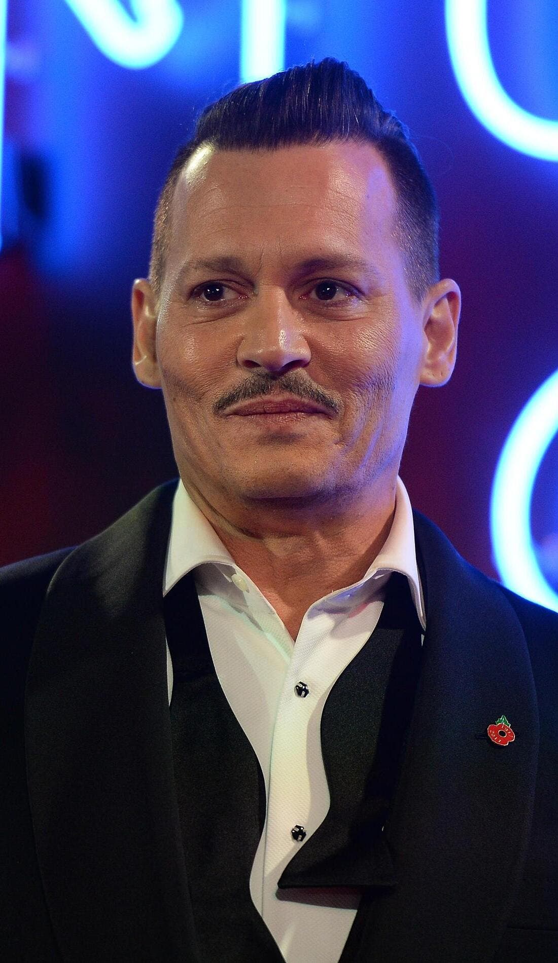 Johnny Depp promotional image for upcoming events and ticket sales