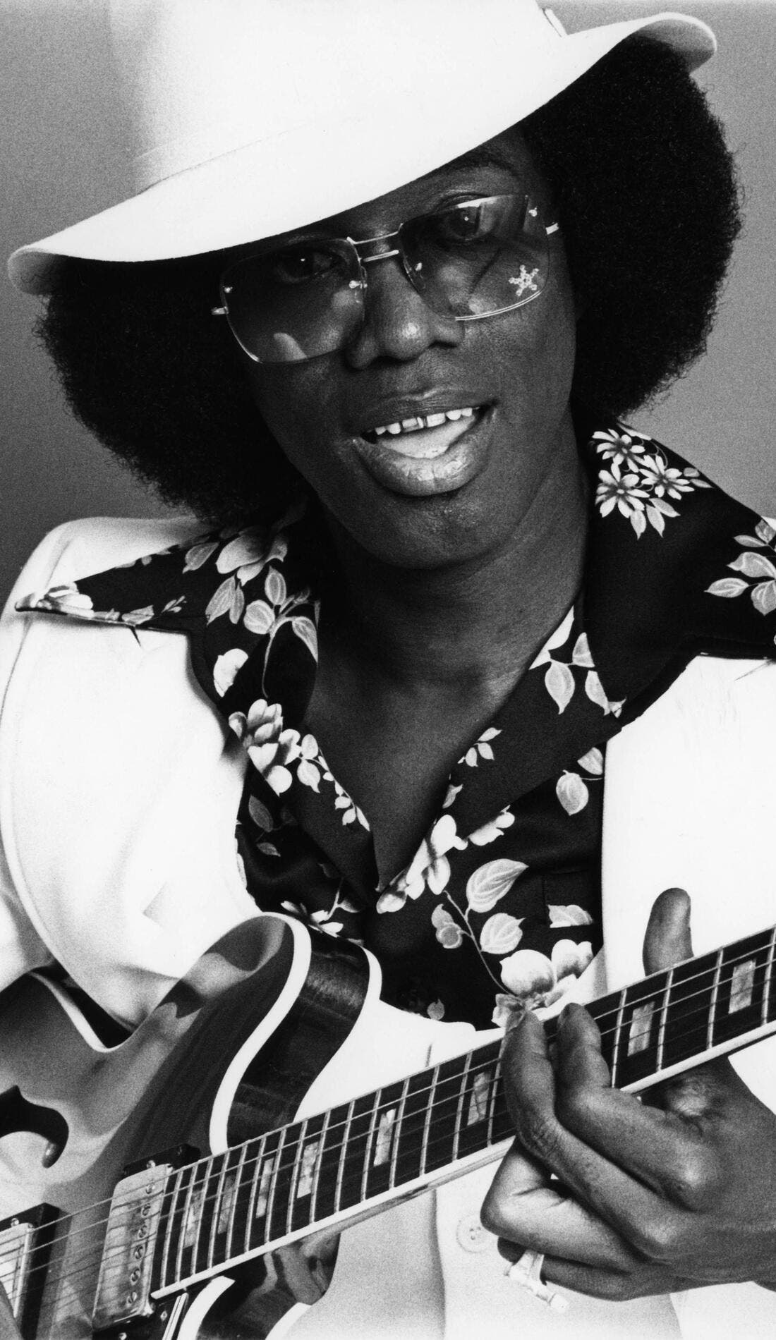 Johnny "Guitar" Watson promotional image for upcoming events and ticket sales