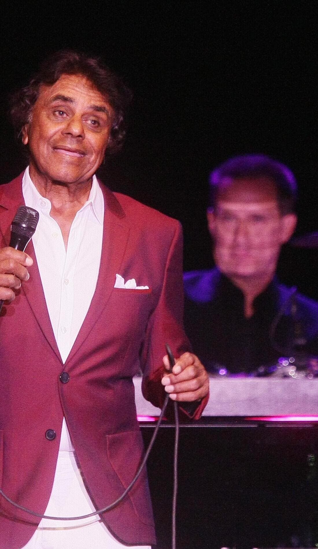 Johnny Mathis promotional image for upcoming events and ticket sales