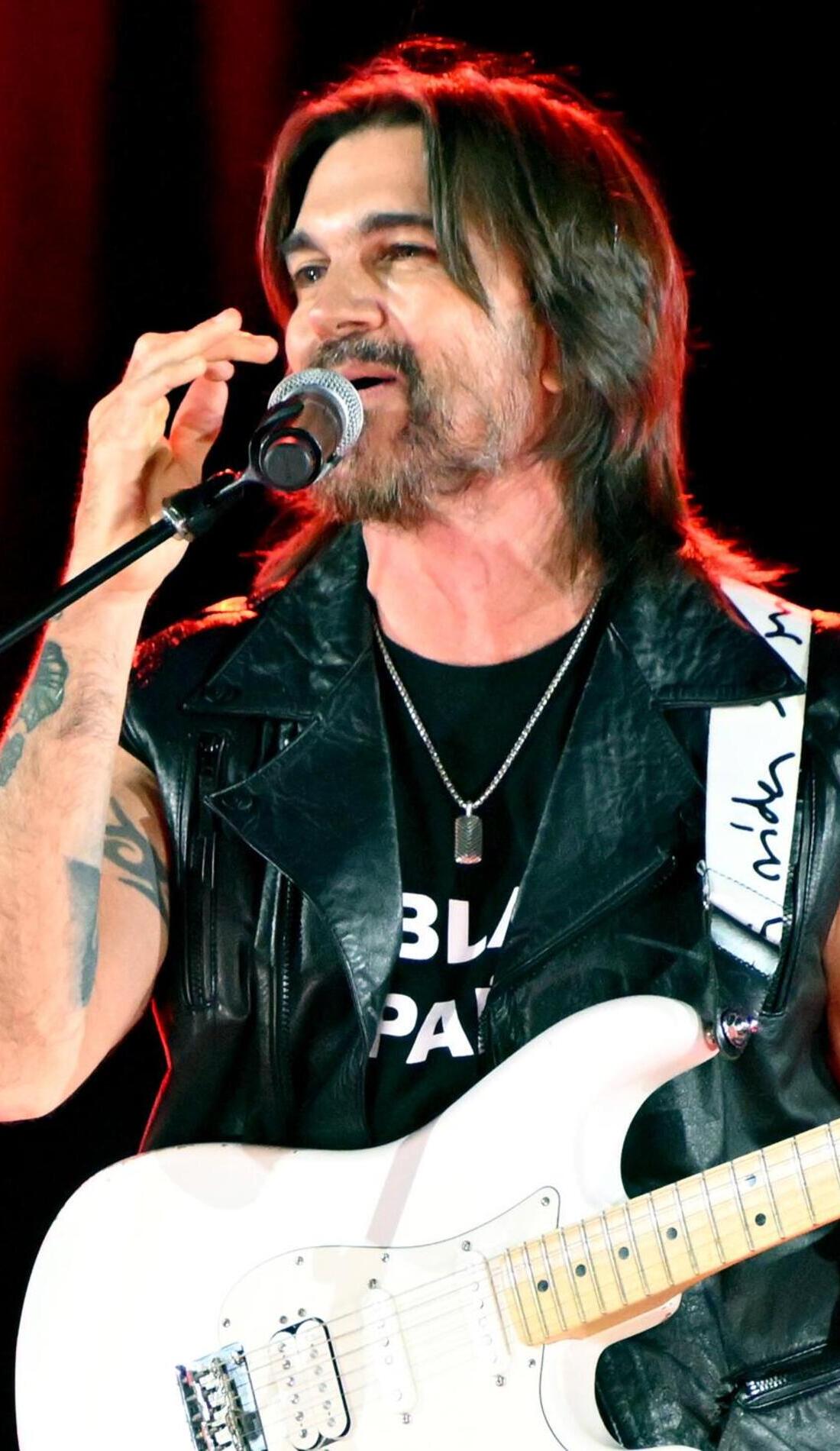 Juanes promotional image for upcoming events and ticket sales