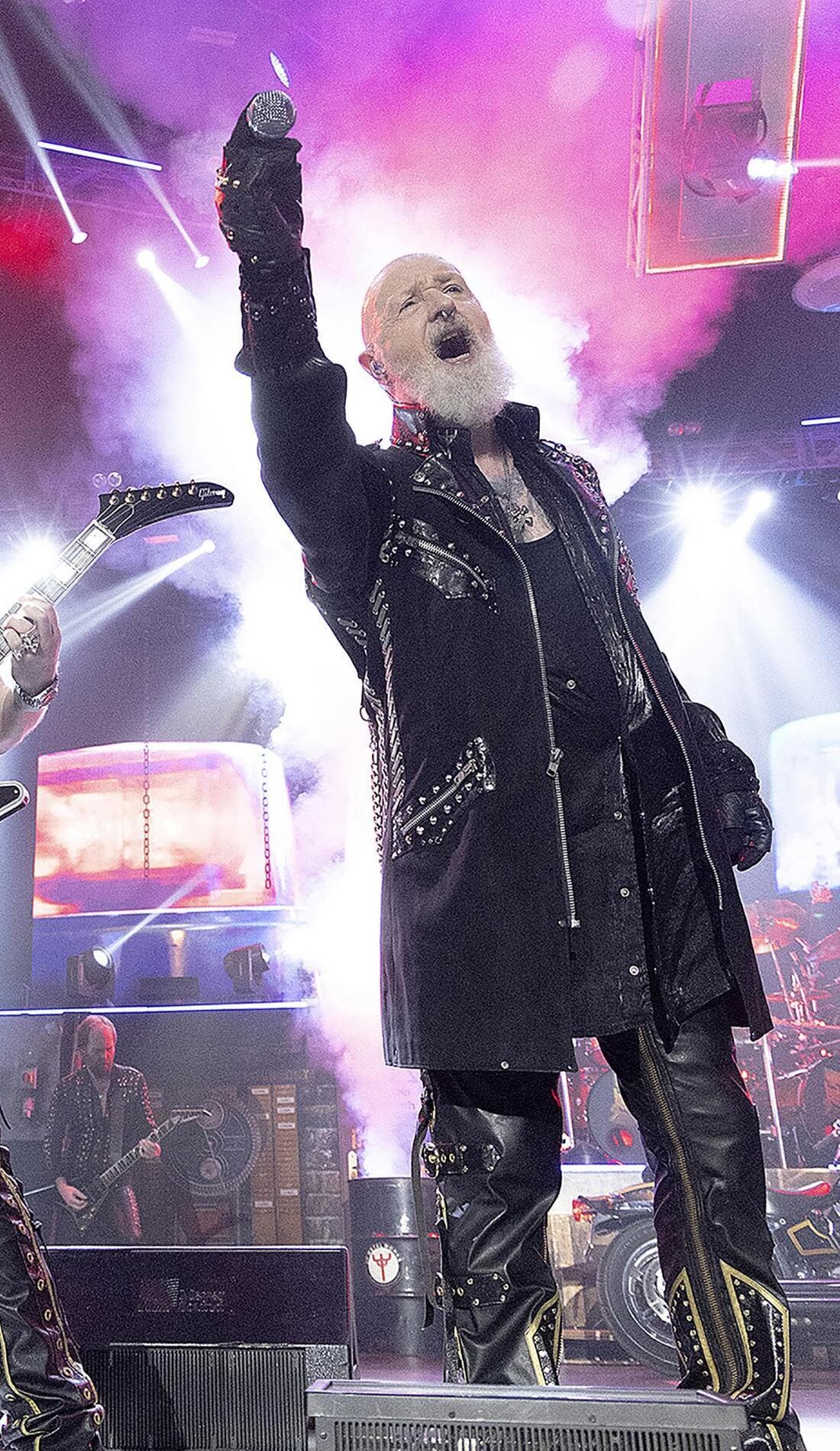 Judas Priest promotional image for upcoming events and ticket sales