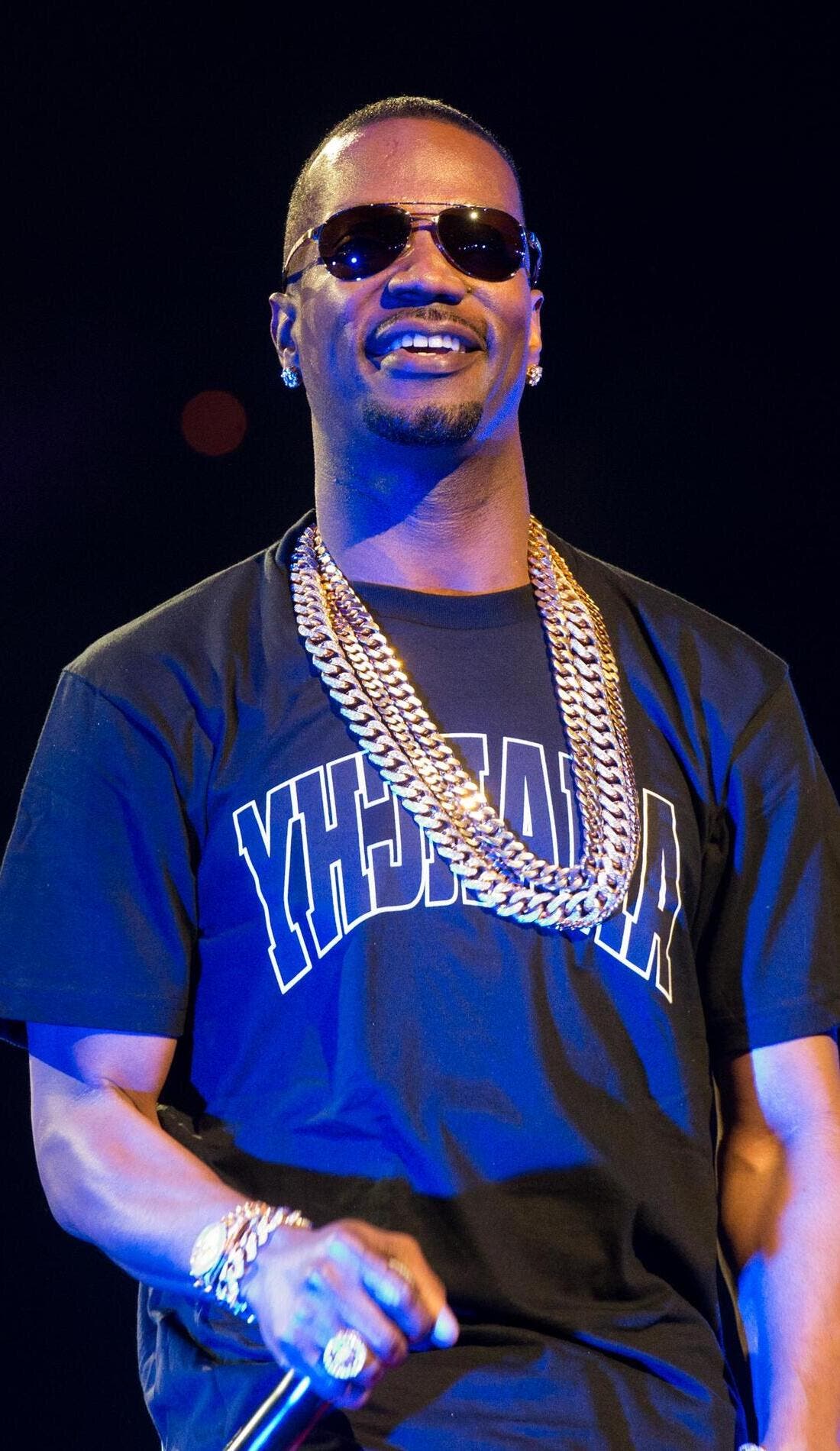 Juicy J promotional image for upcoming events and ticket sales