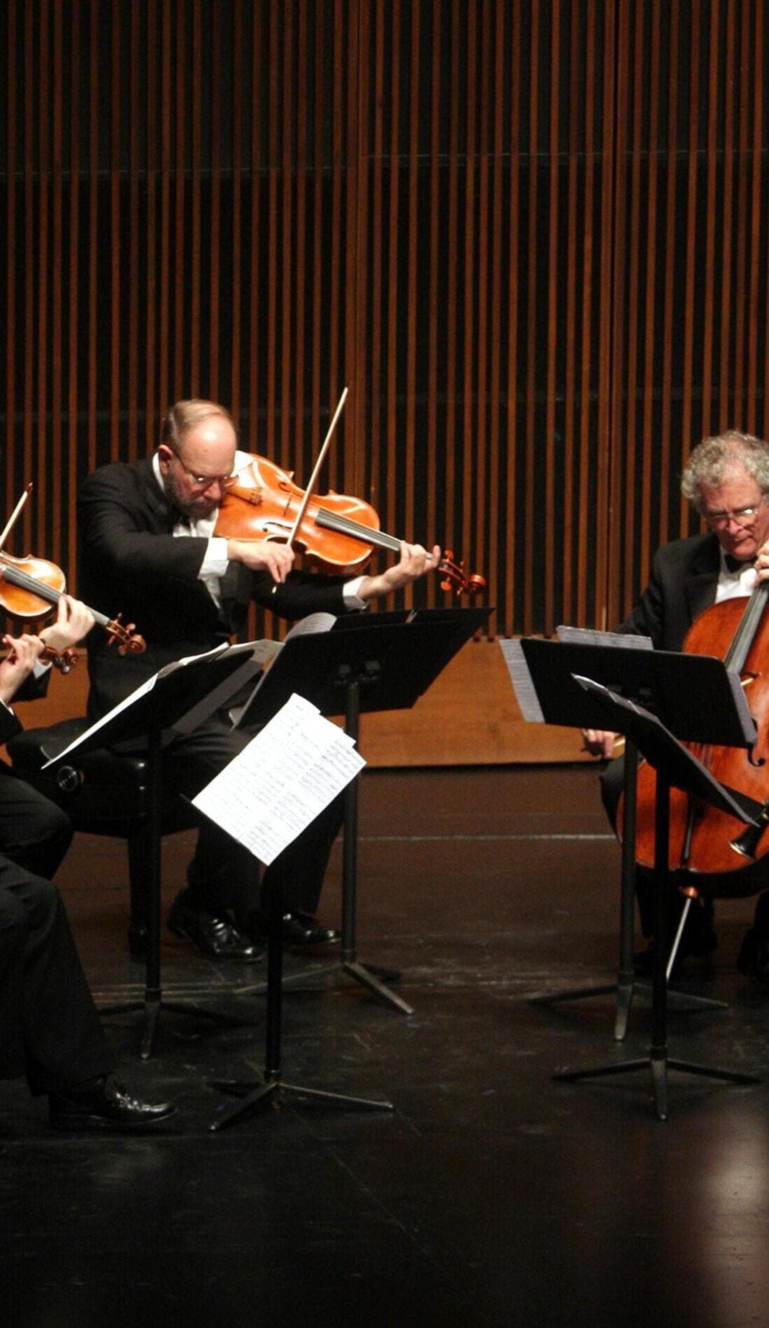 Juilliard String Quartet promotional image for upcoming events and ticket sales