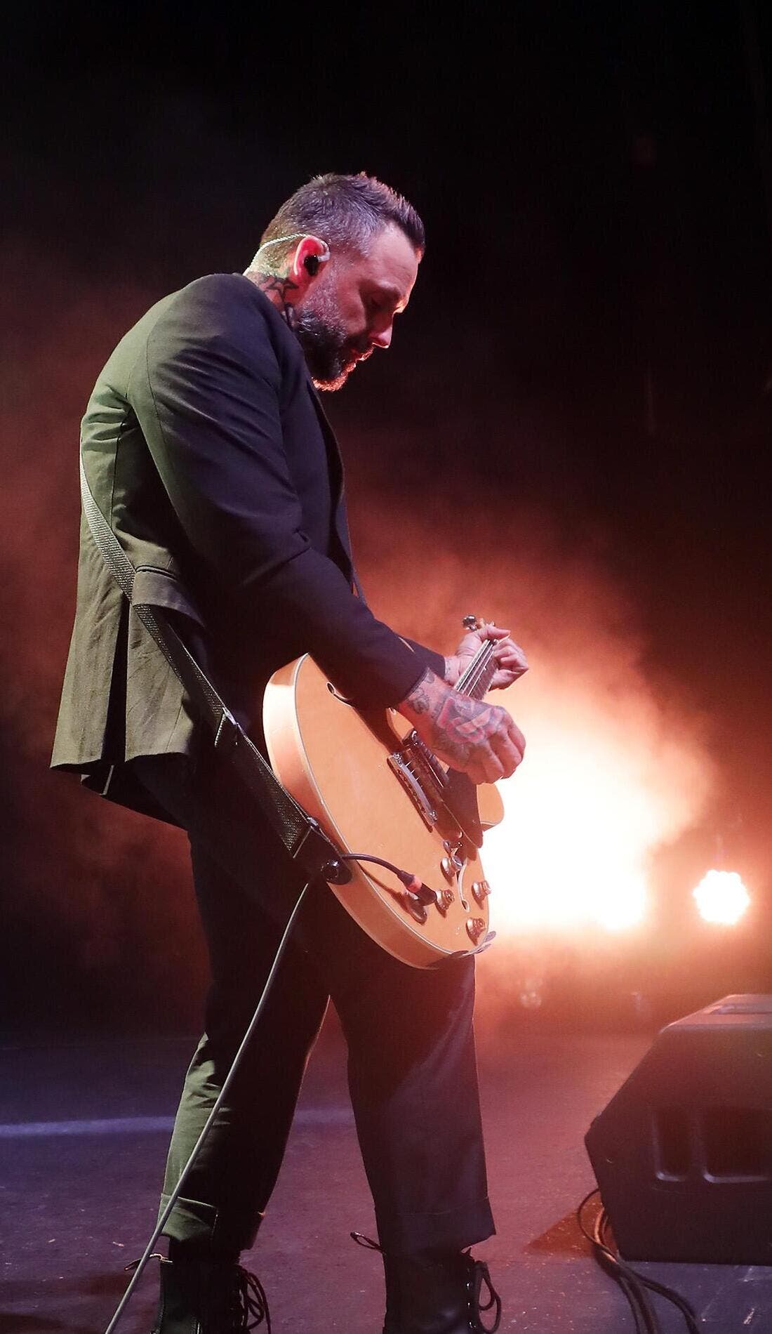 Justin Furstenfeld of Blue October promotional image for upcoming events and ticket sales