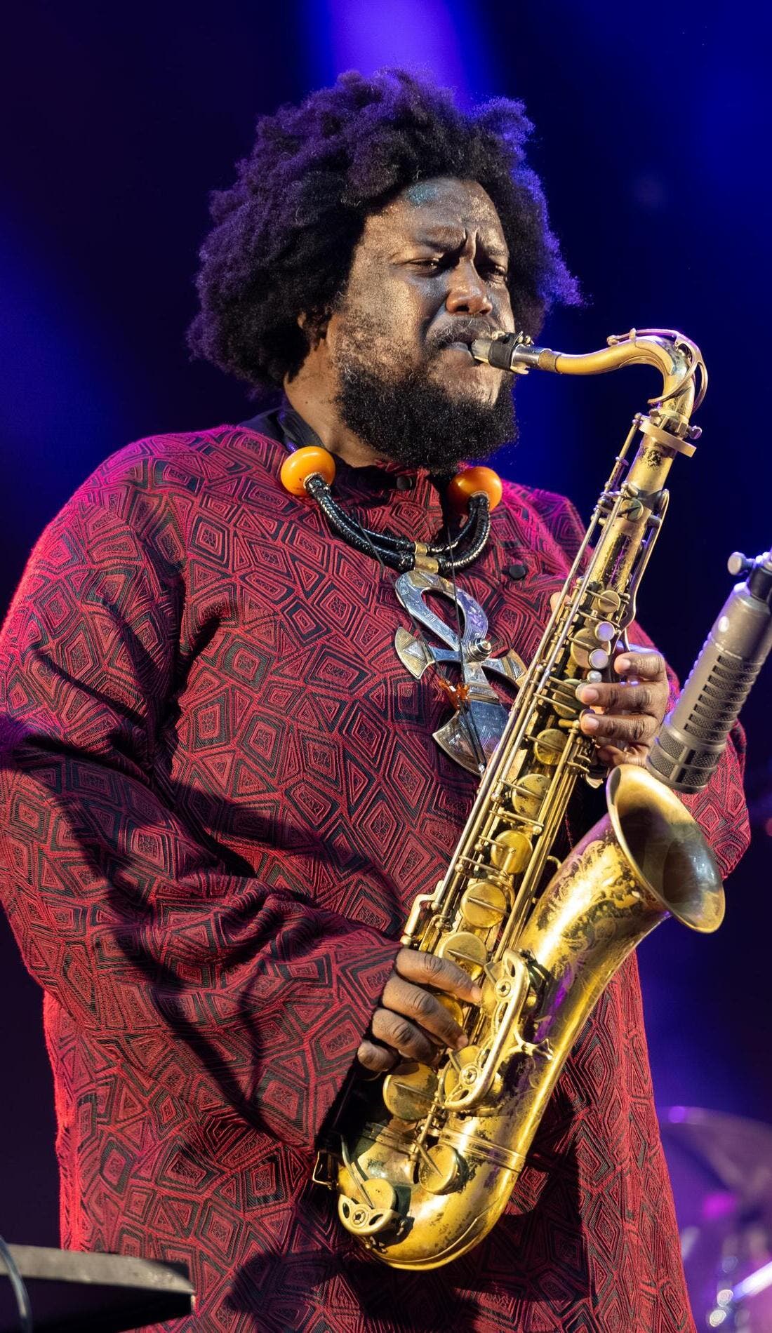Kamasi Washington promotional image for upcoming events and ticket sales