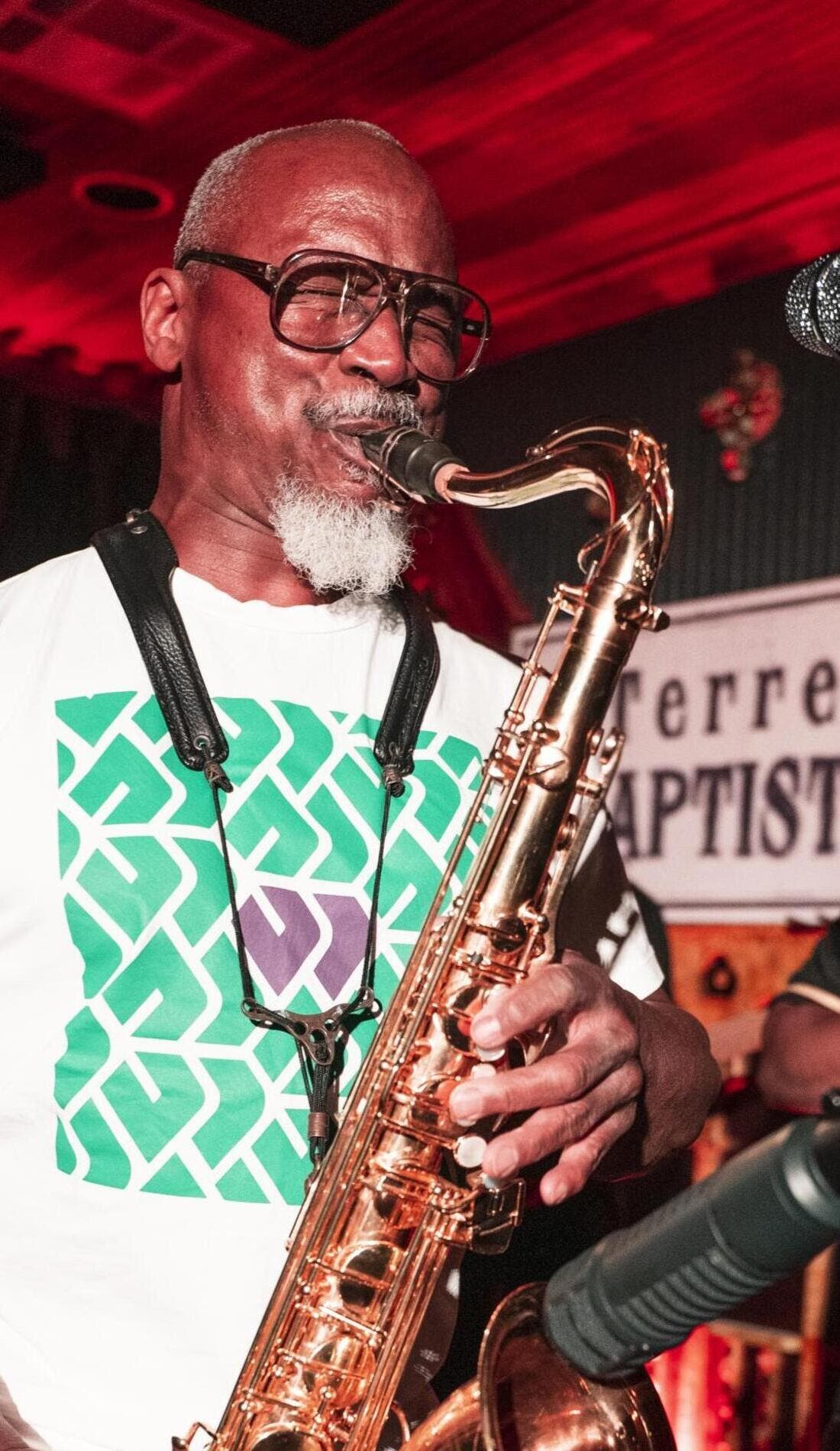 Karl Denson promotional image for upcoming events and ticket sales