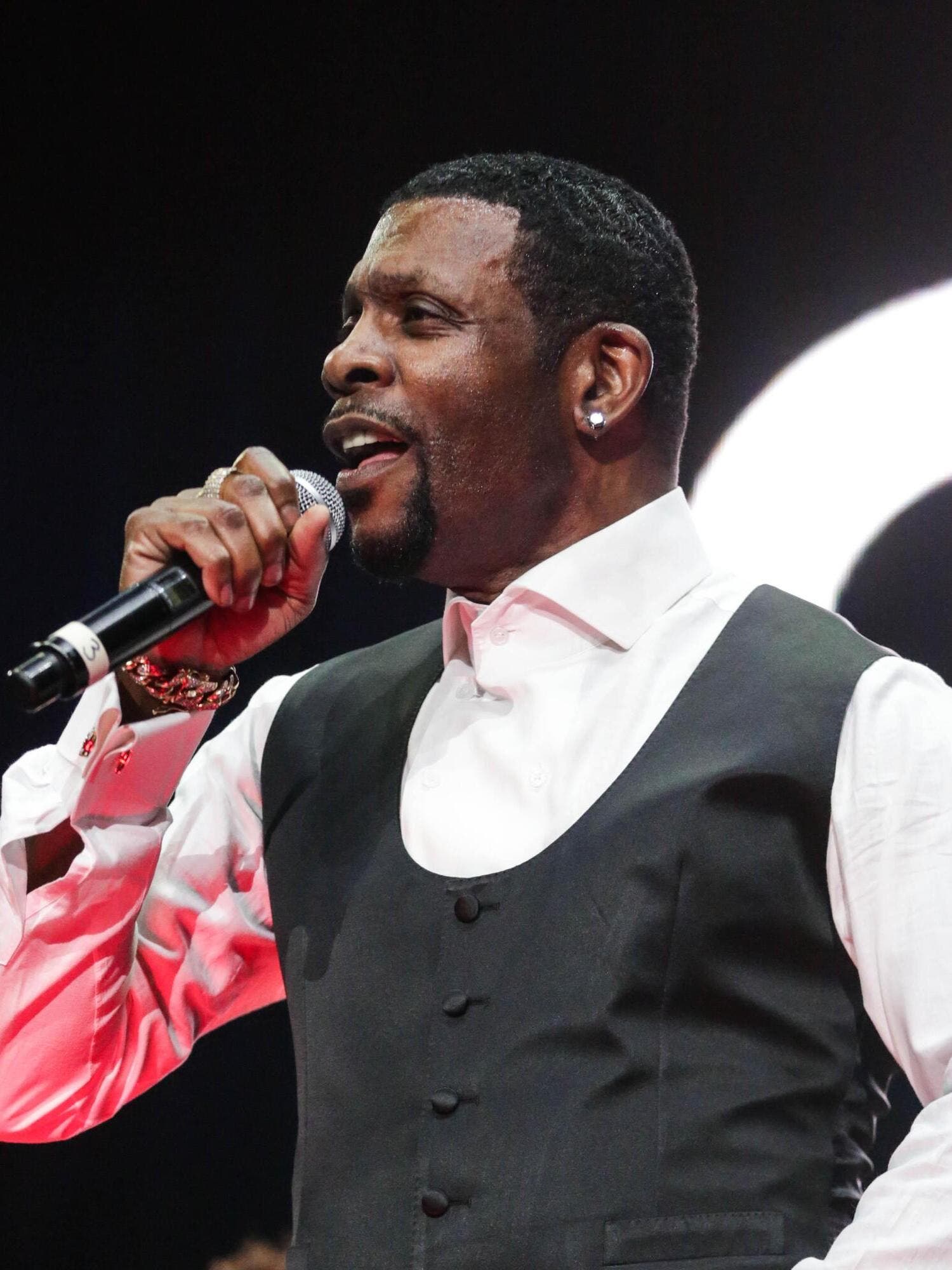 Keith Sweat with Joe at State Farm Arena in Atlanta, GA