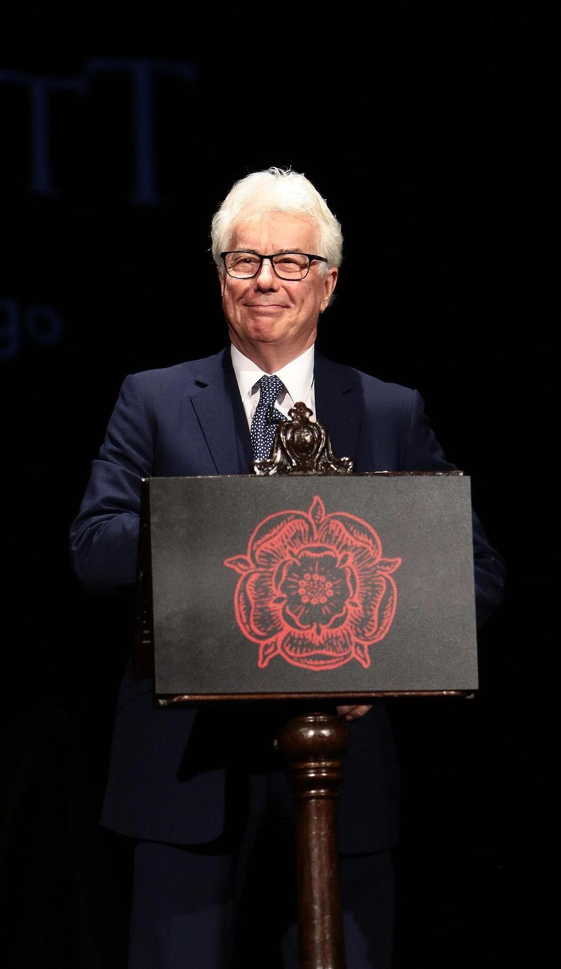 Ken Follett promotional image for upcoming events and ticket sales
