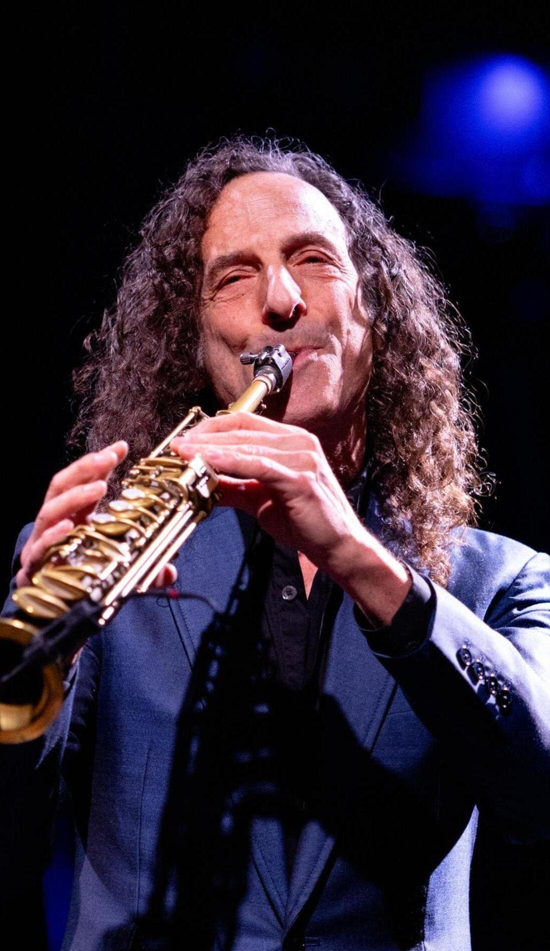 Kenny G promotional image for upcoming events and ticket sales