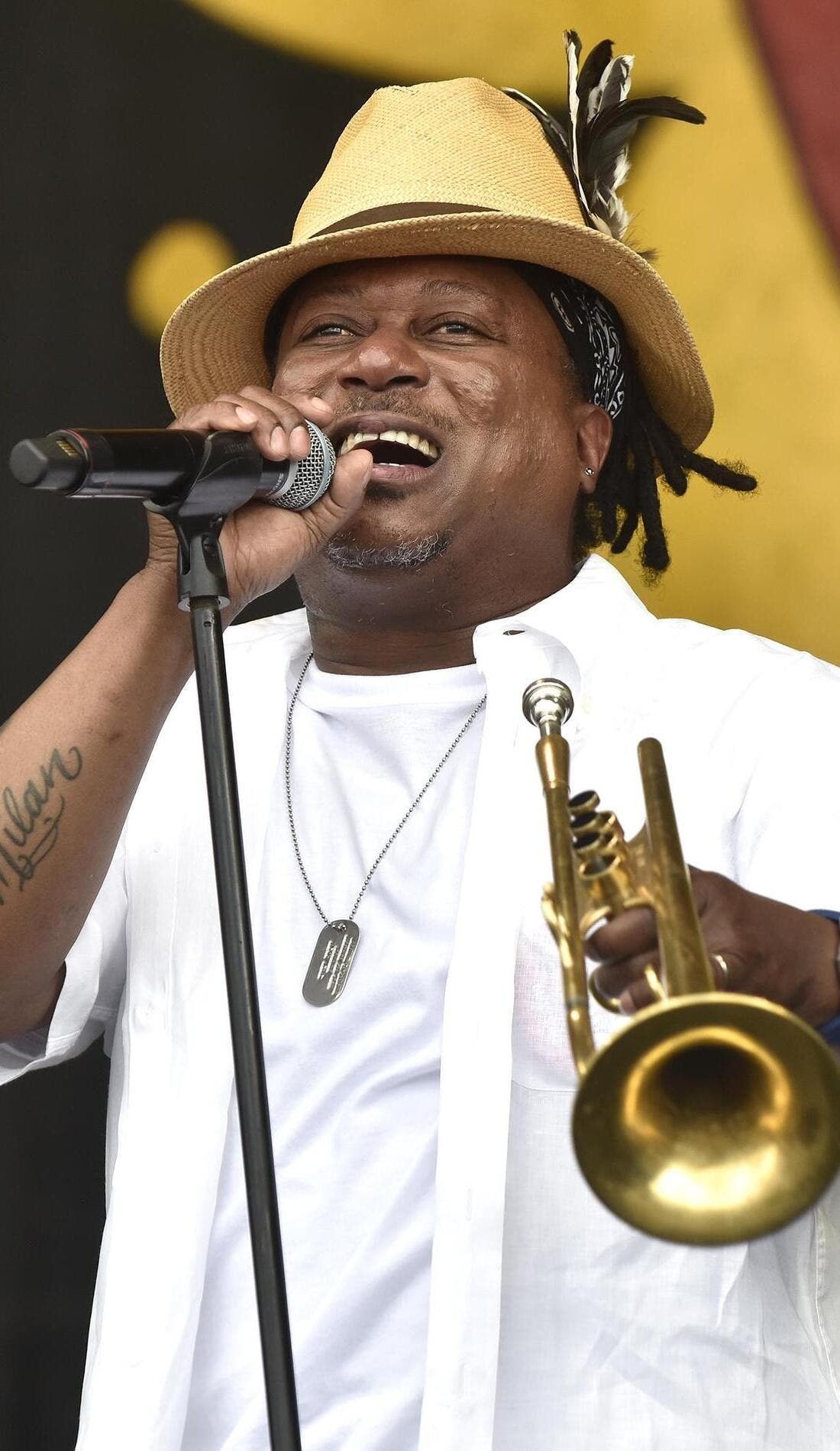 Kermit Ruffins promotional image for upcoming events and ticket sales