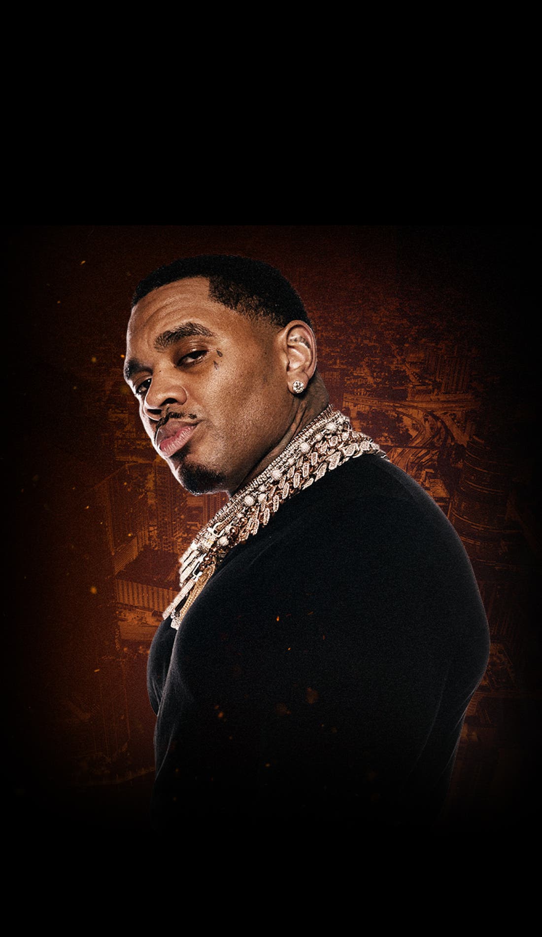 Kevin Gates promotional image for upcoming events and ticket sales