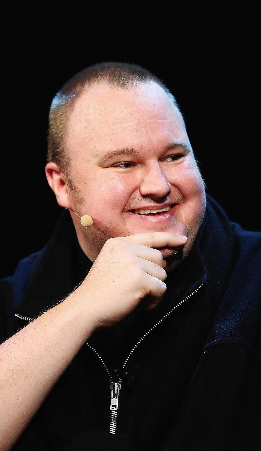 Kim Dotcom promotional image for upcoming events and ticket sales