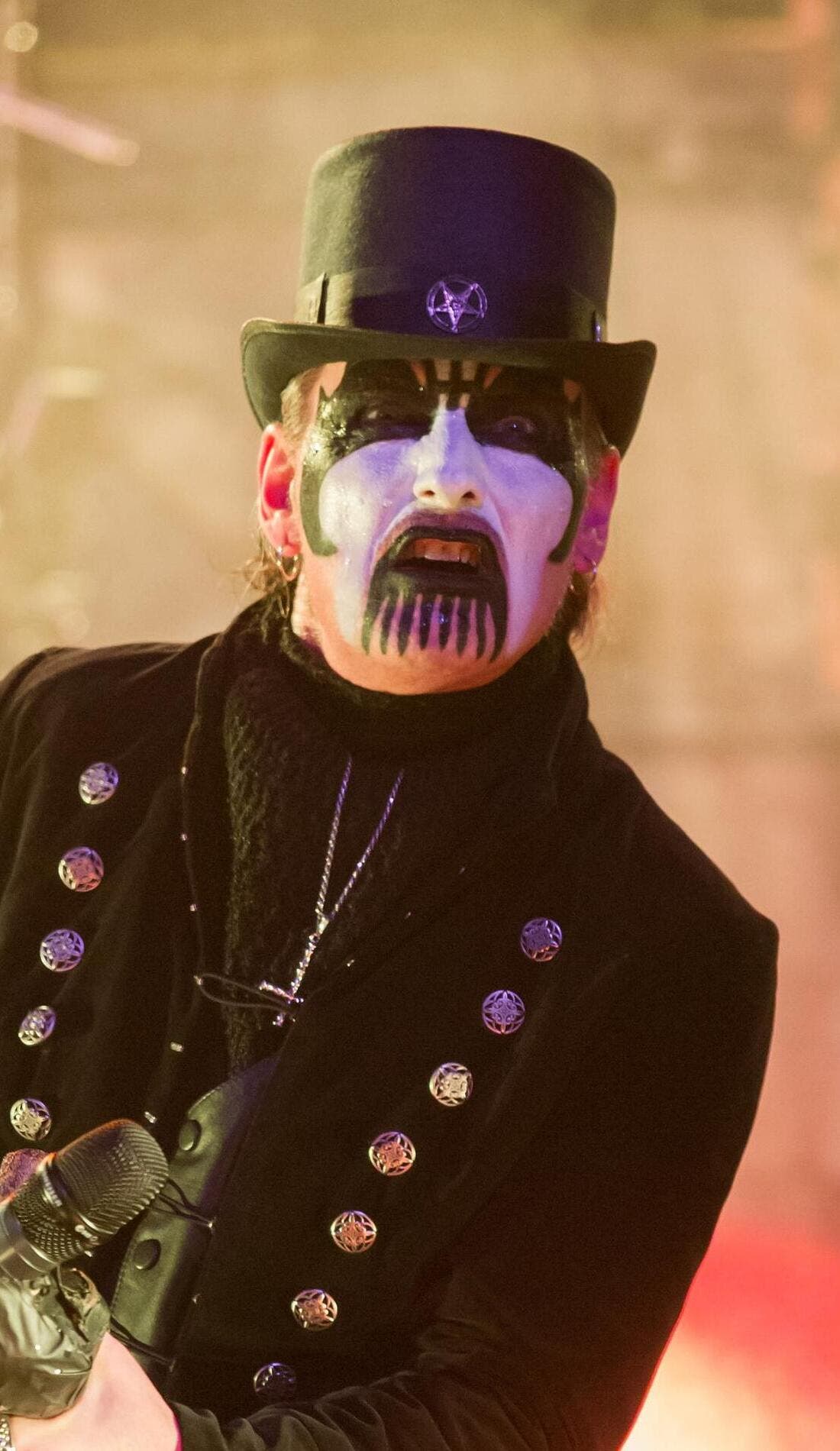 King Diamond promotional image for upcoming events and ticket sales