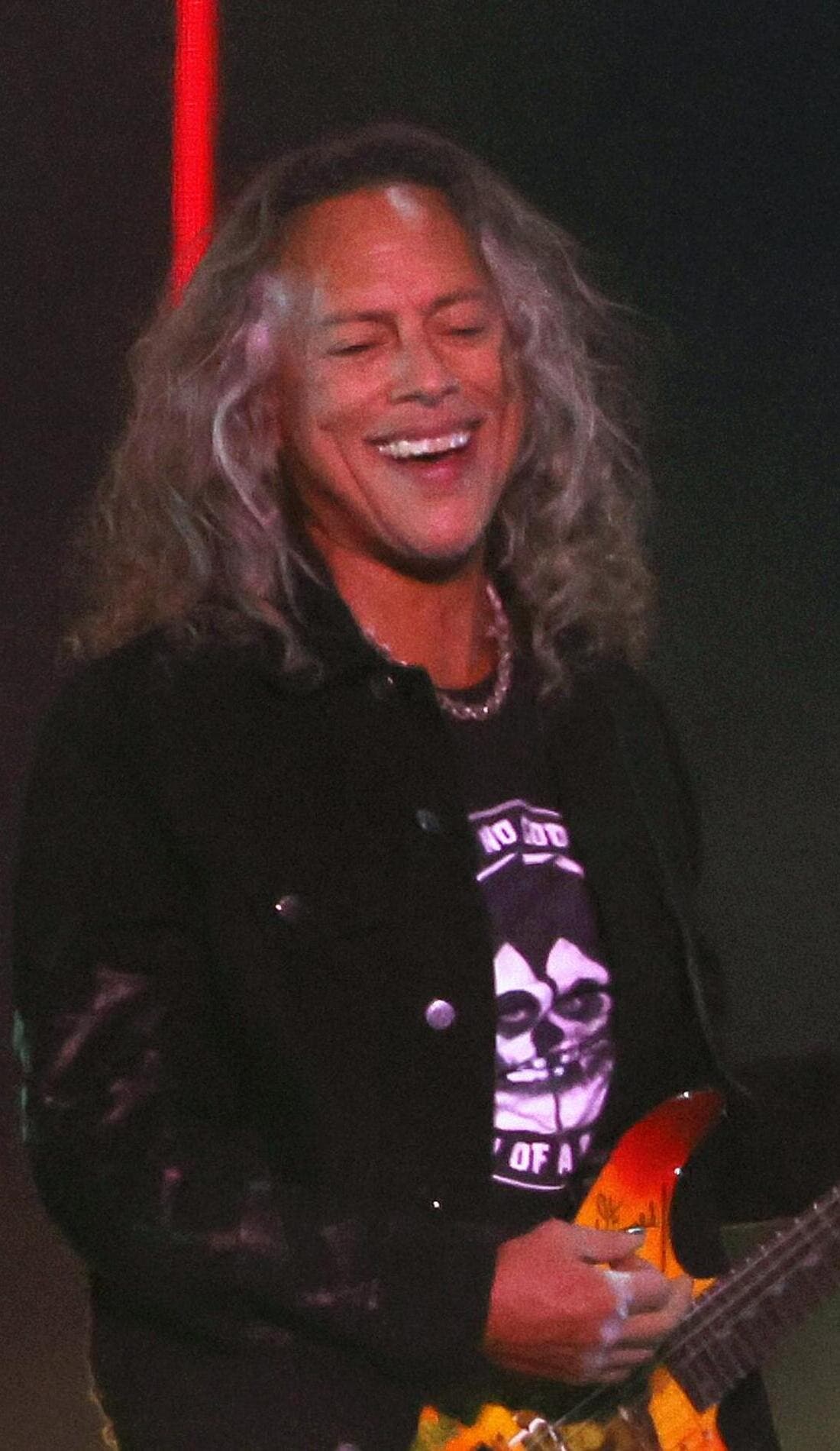 Kirk Hammett promotional image for upcoming events and ticket sales