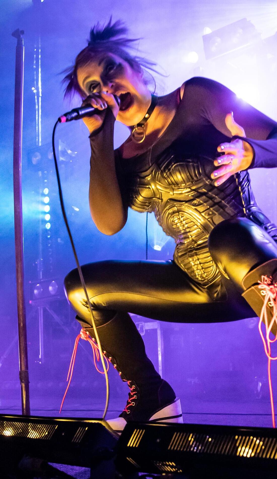KMFDM promotional image for upcoming events and ticket sales