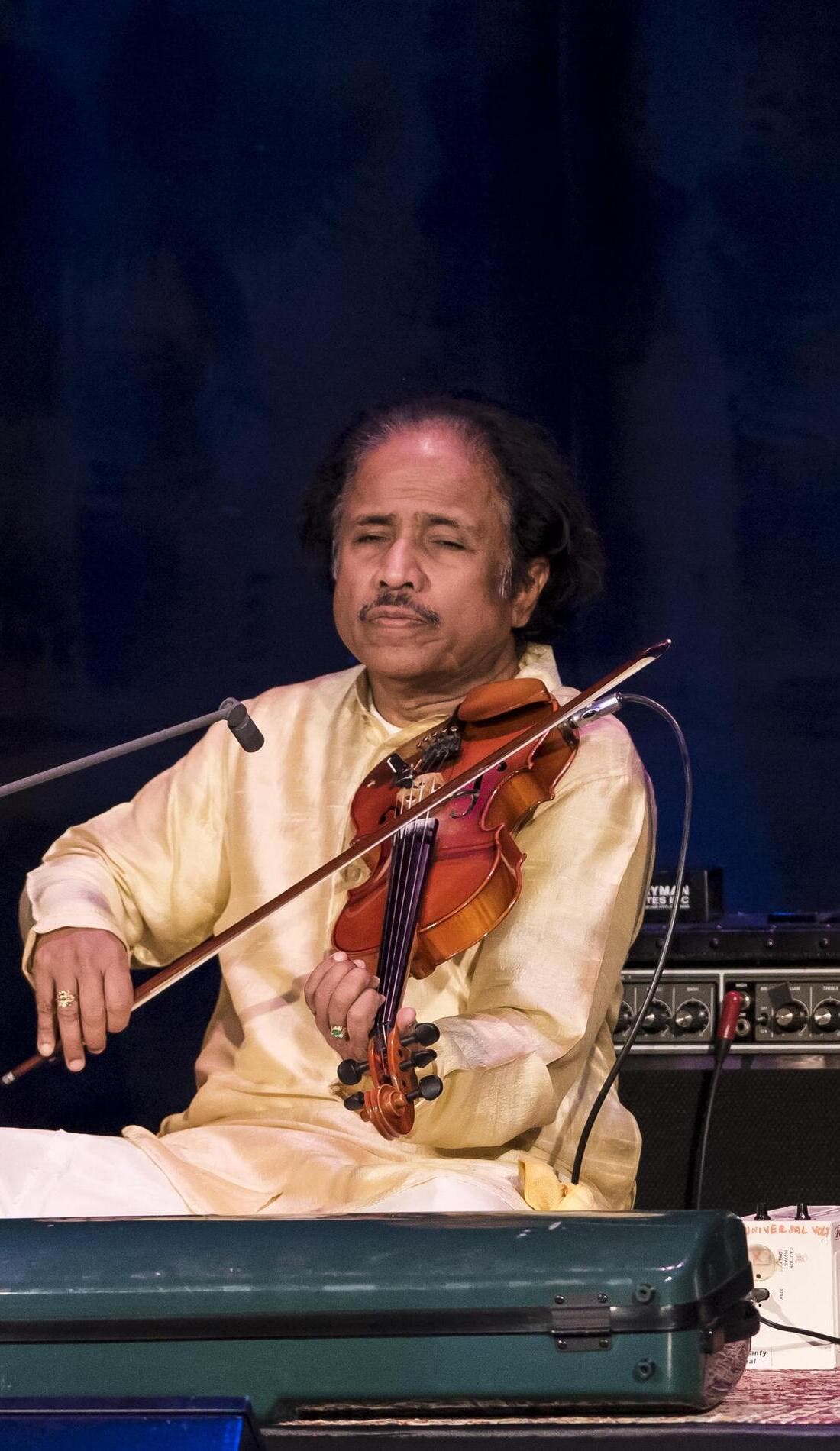 L. Subramaniam promotional image for upcoming events and ticket sales