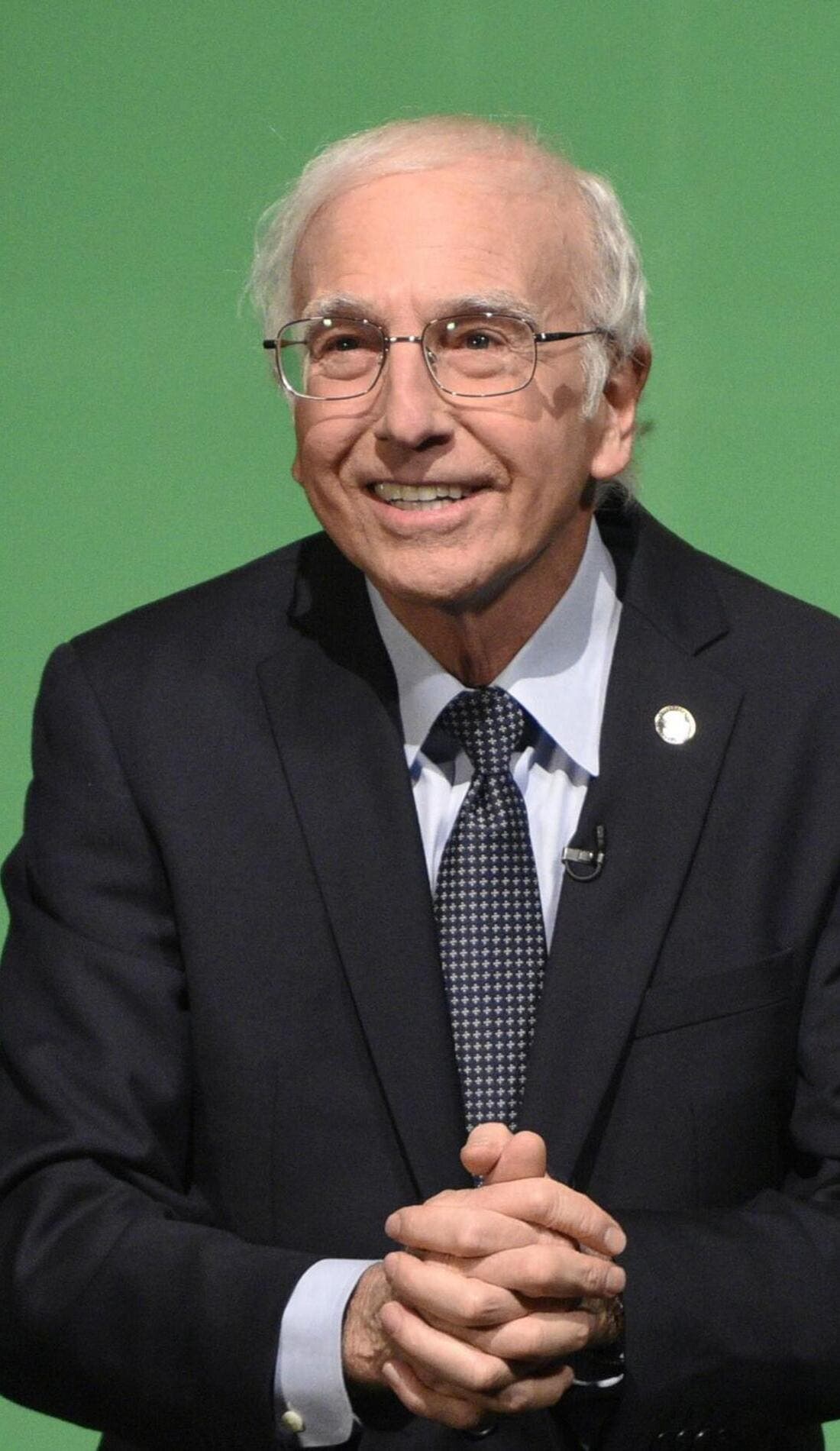 Larry David promotional image for upcoming events and ticket sales