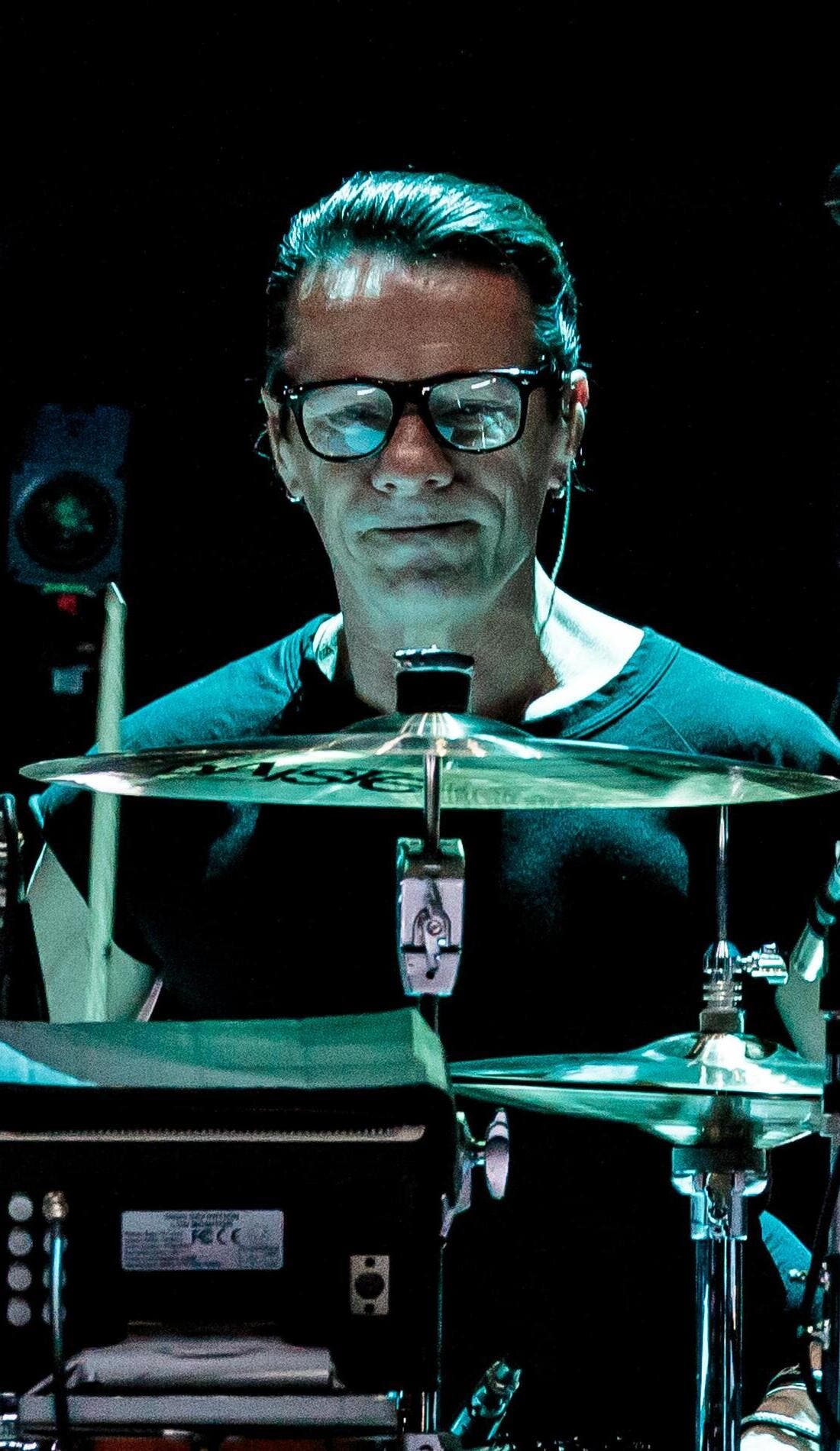 Larry Mullen, Jr. promotional image for upcoming events and ticket sales