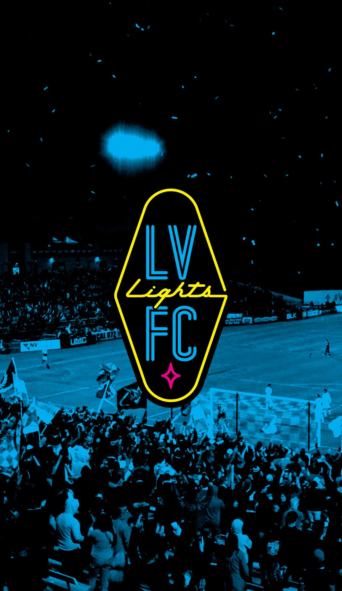 Las Vegas Lights FC promotional image for upcoming events and ticket sales
