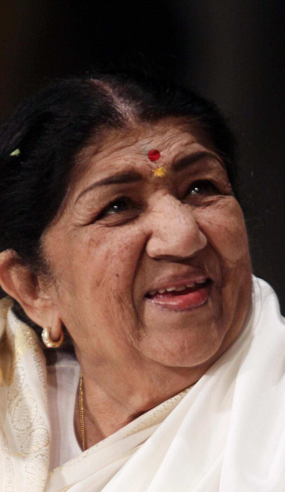 Lata Mangeshkar promotional image for upcoming events and ticket sales