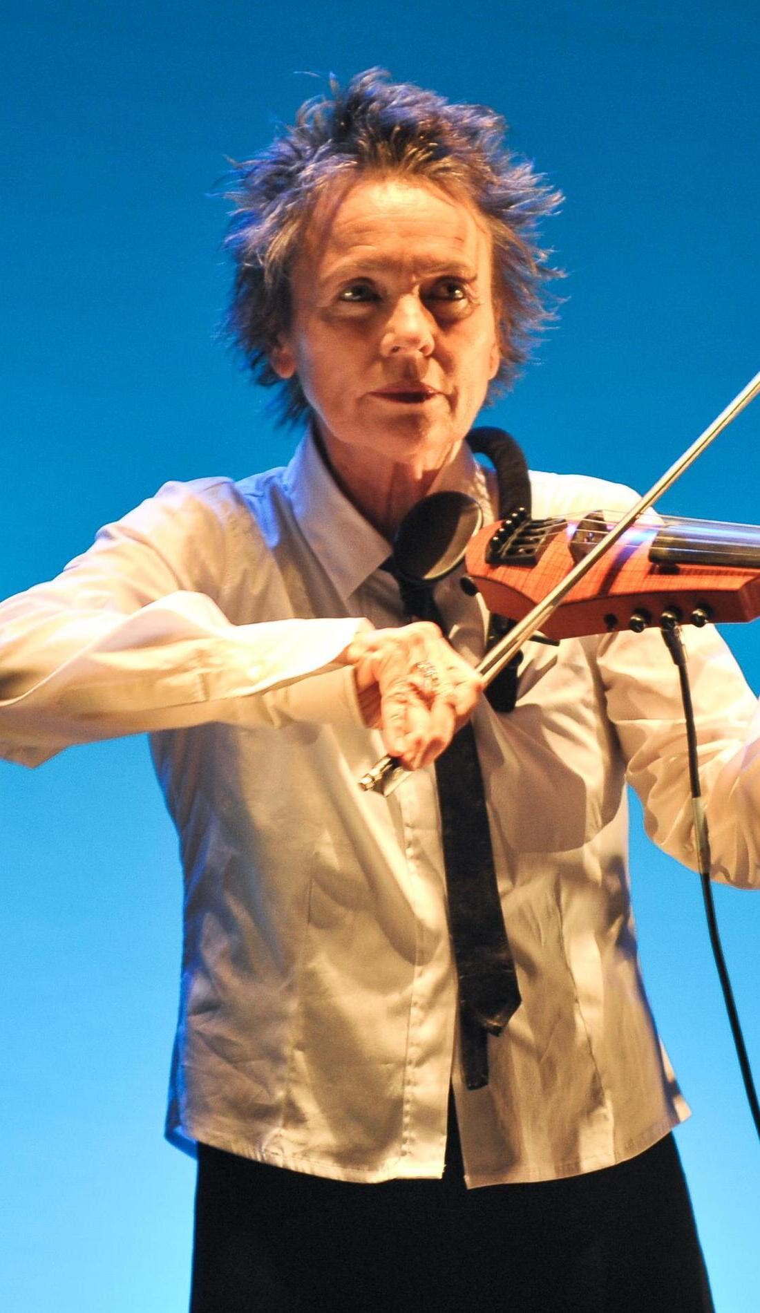 Laurie Anderson promotional image for upcoming events and ticket sales