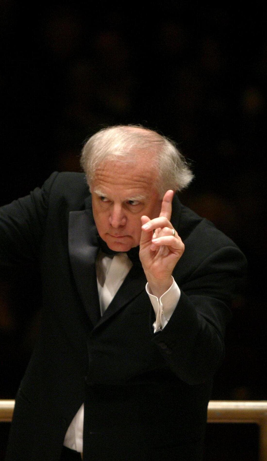 Leonard Slatkin promotional image for upcoming events and ticket sales