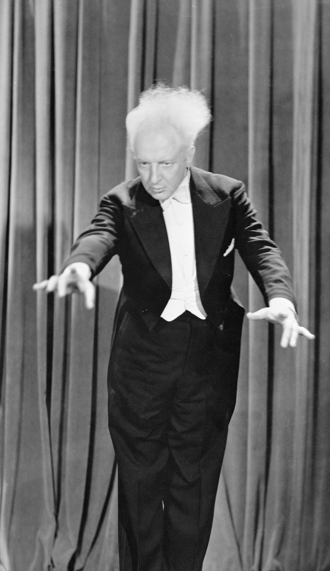 Leopold Stokowski promotional image for upcoming events and ticket sales