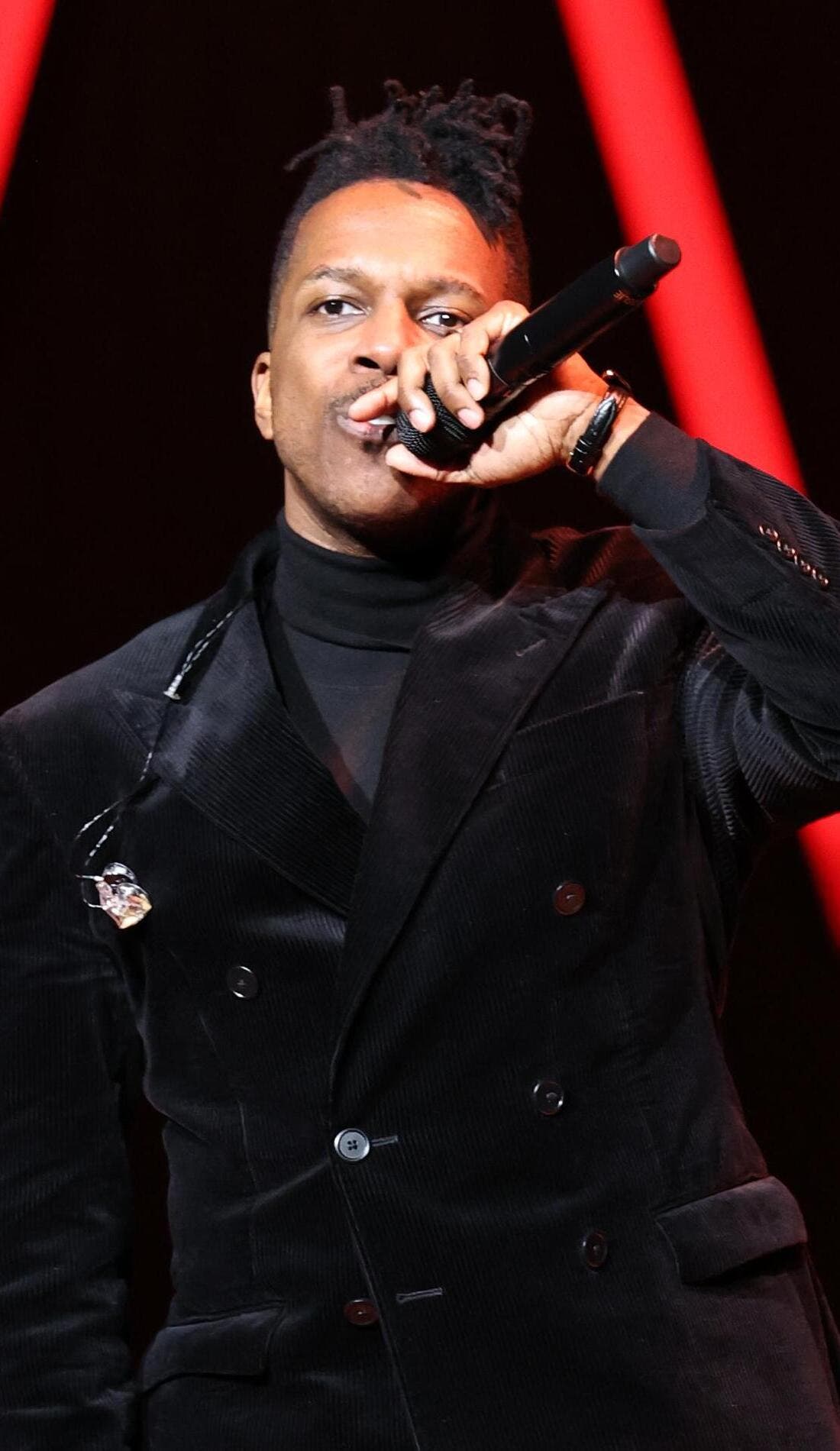 Leslie Odom Jr. promotional image for upcoming events and ticket sales in Boston