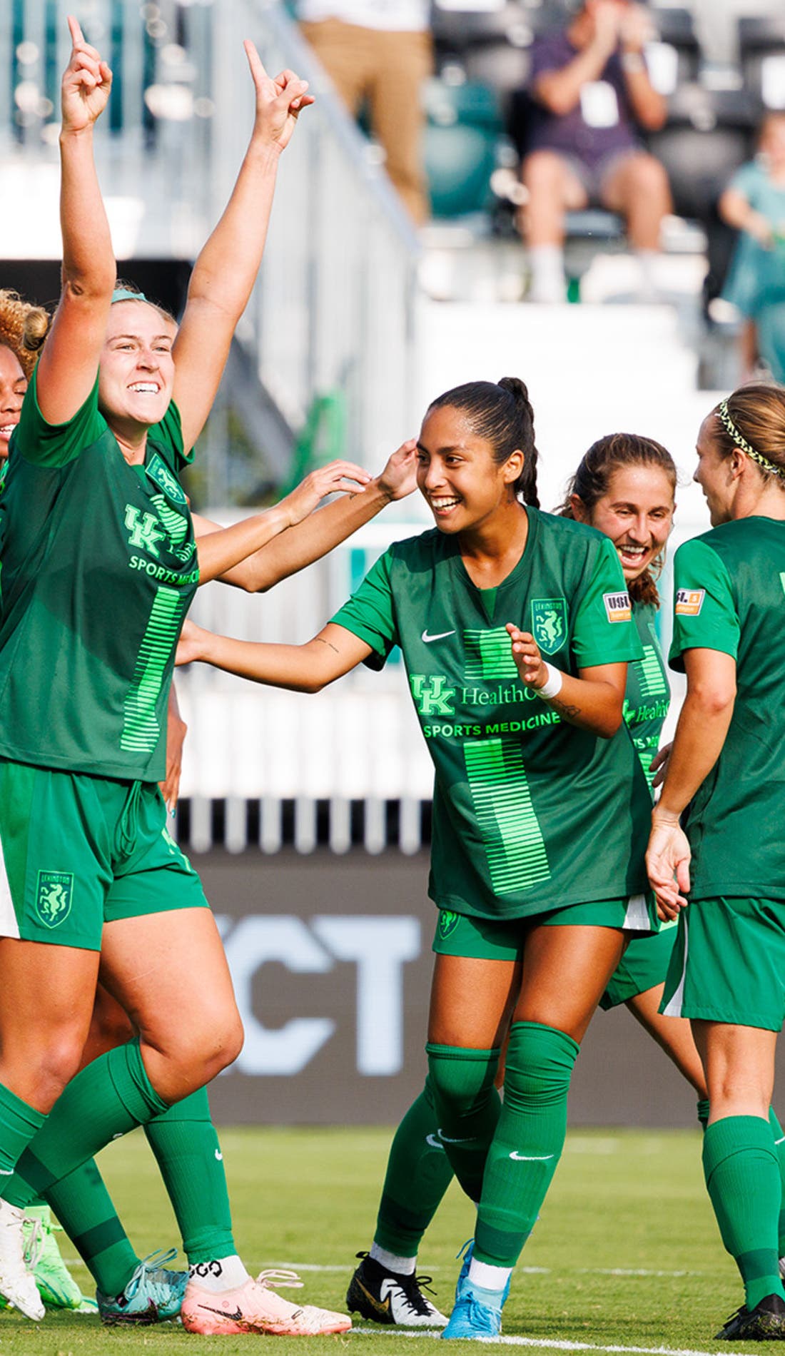 Lexington Sporting Club Women's Soccer promotional image for upcoming events and ticket sales