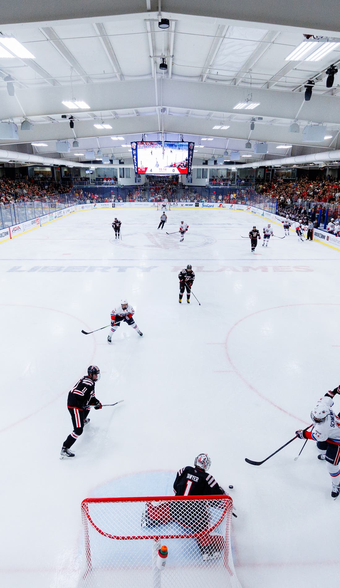 Liberty Flames Mens Hockey promotional image for upcoming events and ticket sales